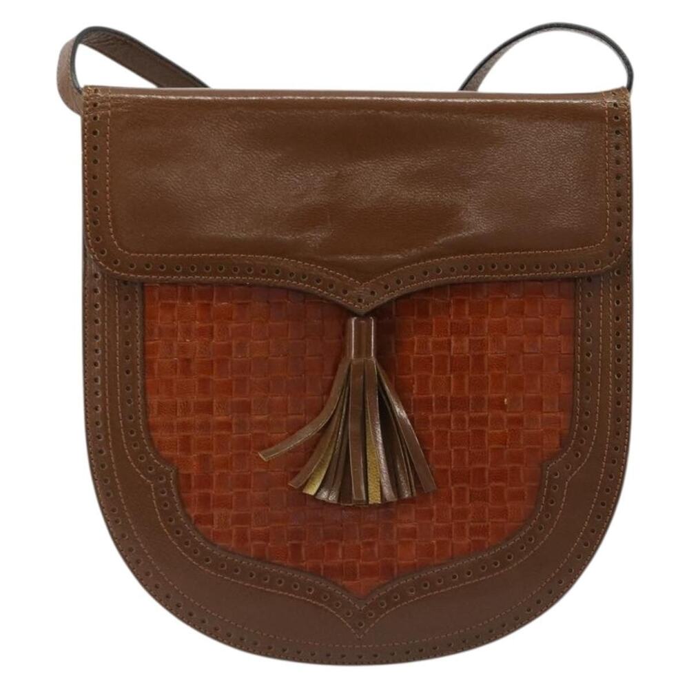 Saint Laurent Leather Opus Shoulder Bag Brown